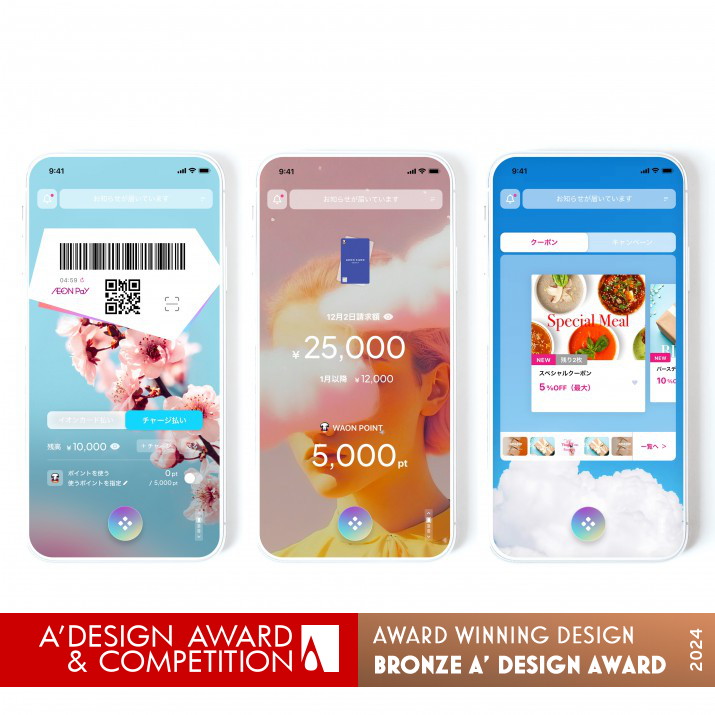 Aeon Wallet Comprehensive Financial App by Fourdigit Inc. Bronze Mobile Technologies, Applications and Software Design Award Winner 2024 