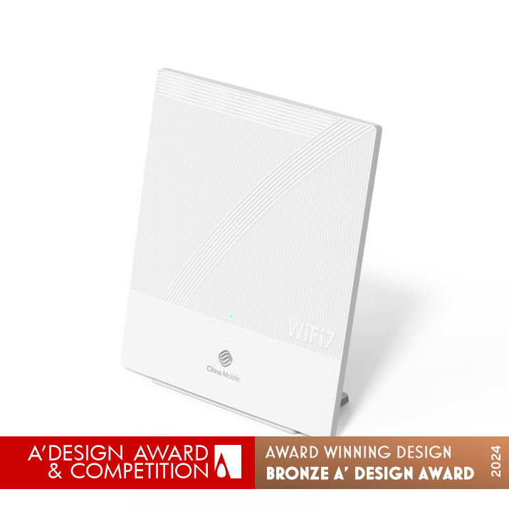 Cmcc R3600H WiFi7 Router by Hao Li Bronze Communication Equipment, Devices and Apparatus Design Award Winner 2024 