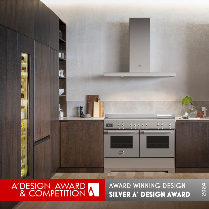 Bertazzoni Pro125I2Ext Freestanding Cooker by Bertazzoni Silver Home Appliances Design Award Winner 2024 
