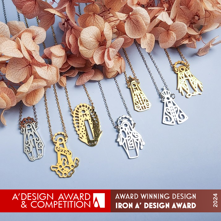 Our Lady Collection Necklaces by Camilla Marcondes Iron Jewelry Design Award Winner 2024 