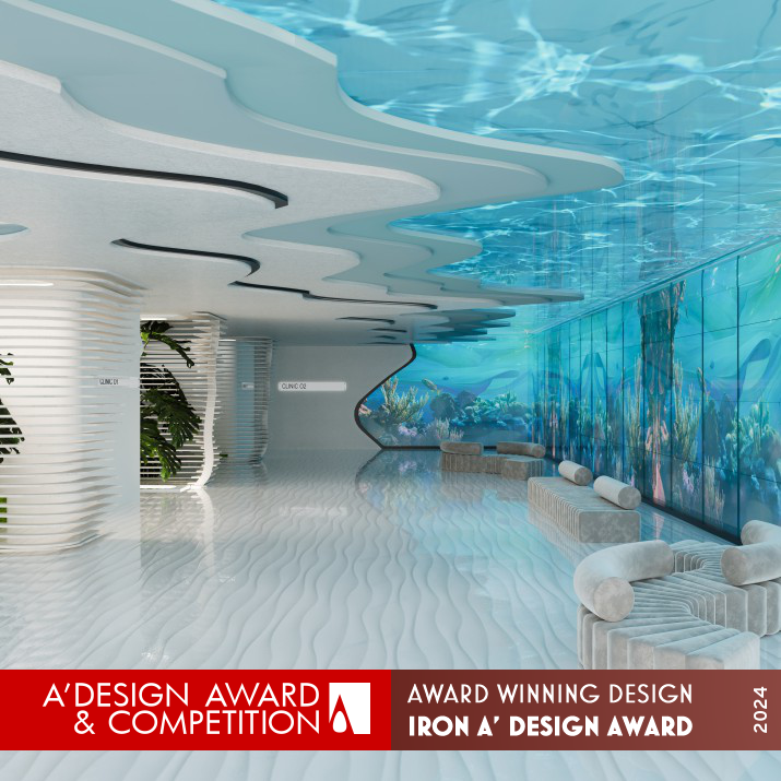 The Healer Waves Clinic Design by Gunes Duman Gurbuz Iron Interior Space and Exhibition Design Award Winner 2024 