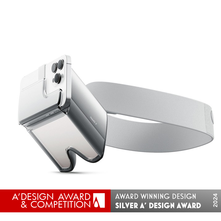 Holokit X Mixed Reality Headset For Phones by Holo Interactive and Second White Silver Wearable Technologies Design Award Winner 2024 