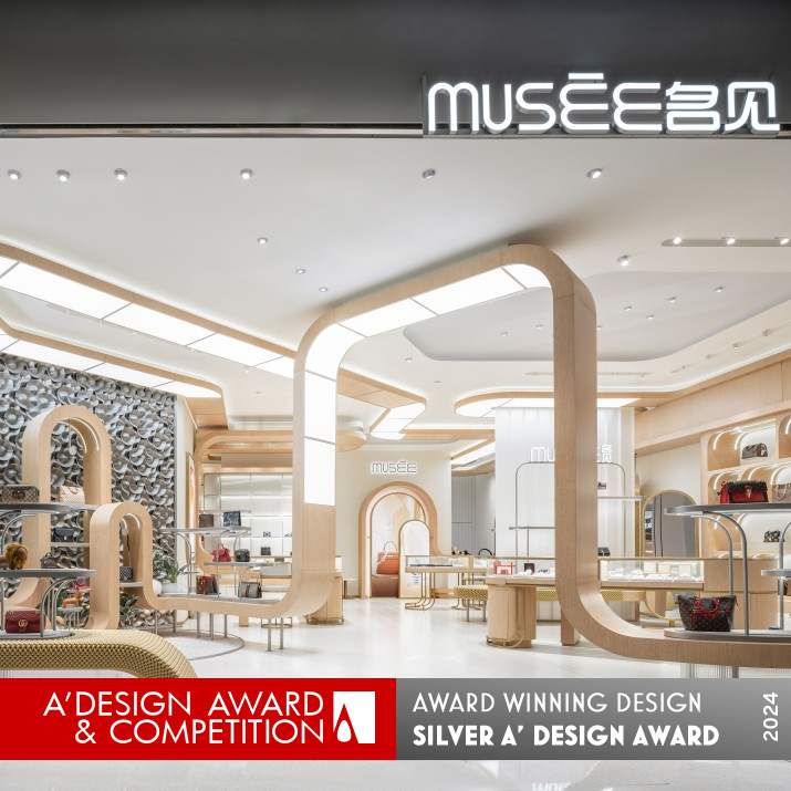 Musee Beijing Flagship Store Retail Design by AntiStatics Architecture Silver Interior Space and Exhibition Design Award Winner 2024 