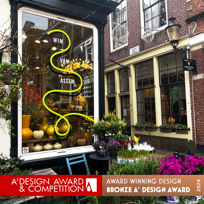 Florist Wim Van Assem Rebranding by Rebrandt Bronze Graphics, Illustration and Visual Communication Design Award Winner 2024 