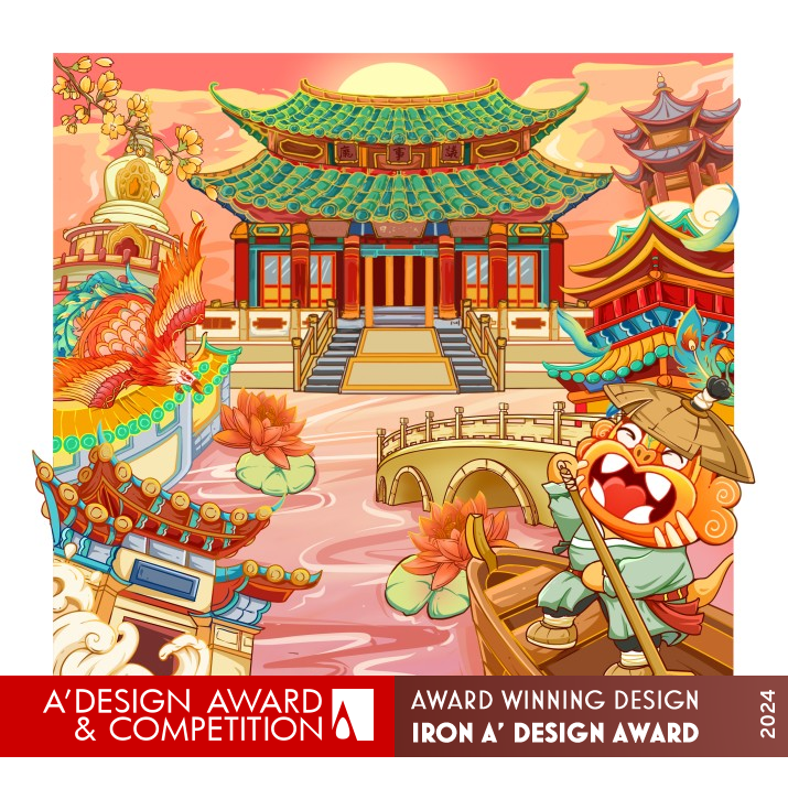 Journey To Lijiang Illustration by Jijing Ju Iron Graphics, Illustration and Visual Communication Design Award Winner 2024 