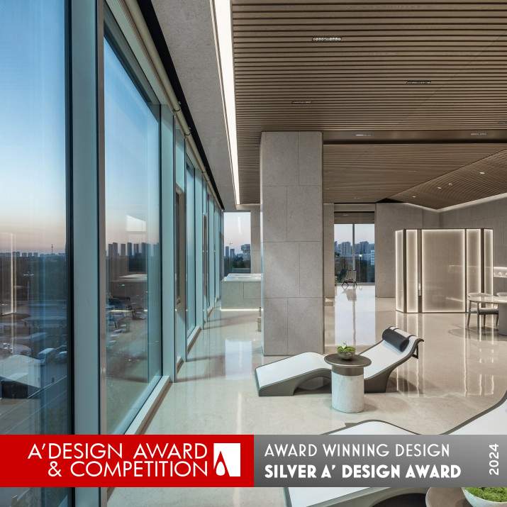 Sky Spa Wellness Spaces by Kris Lin Silver Interior Space and Exhibition Design Award Winner 2024 