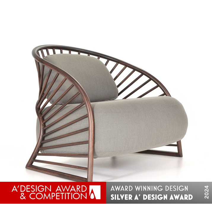 Luar Armchair by Lattoog Silver Furniture Design Award Winner 2024 