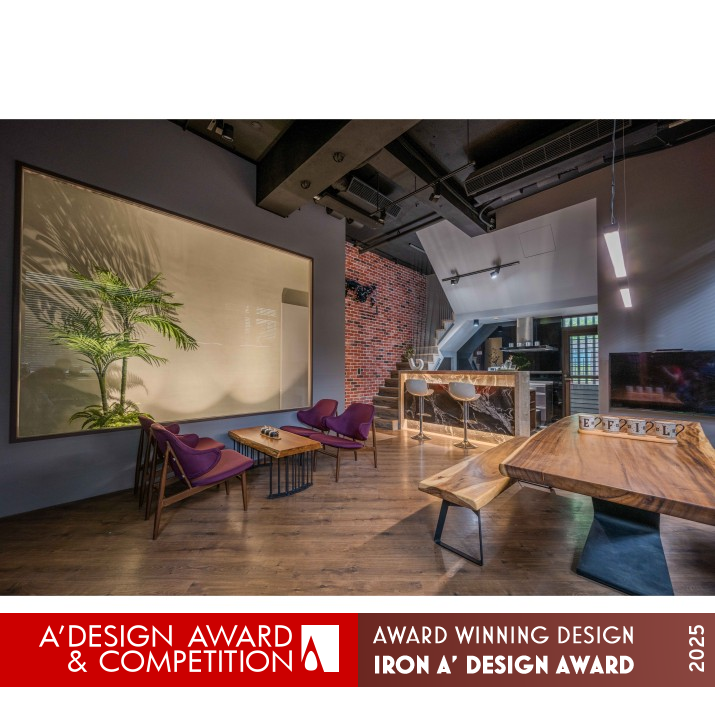 Efil Design Life Office by Kai Ting Wu Iron Interior Space and Exhibition Design Award Winner 2025 