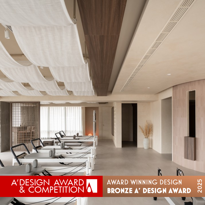Impulse Pilates Space by Yi Ning Lo Bronze Interior Space and Exhibition Design Award Winner 2025 