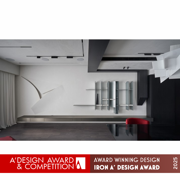 Moonlit Treading Apartment by Hsin Ting Iron Interior Space and Exhibition Design Award Winner 2025 