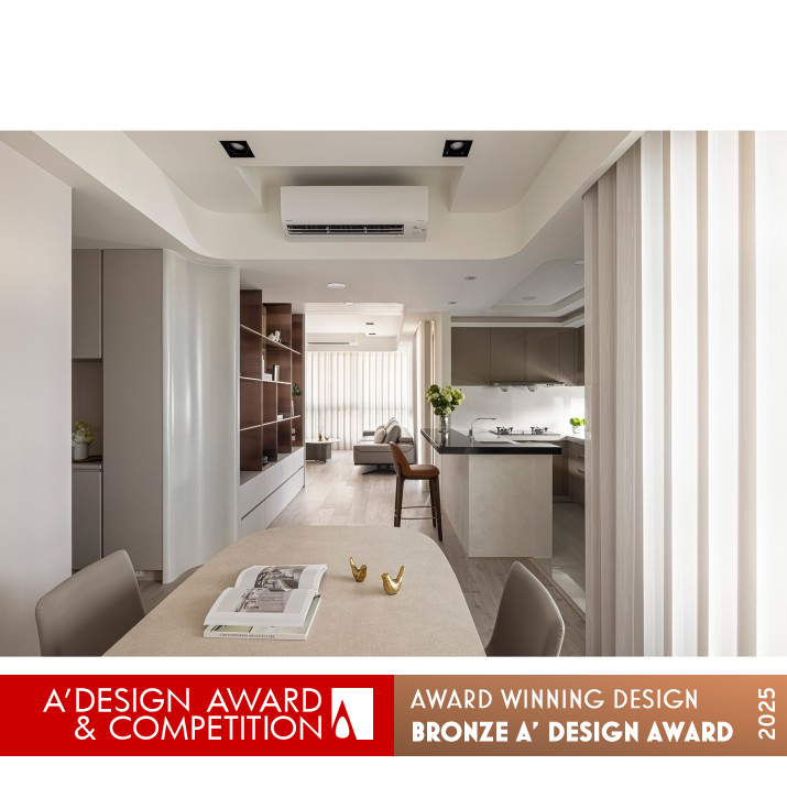 Charm House Residence by Louis Liu Bronze Interior Space and Exhibition Design Award Winner 2025 
