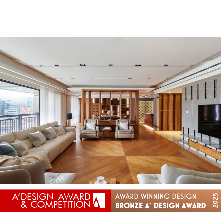 Log Concerto Apartment Interior Design by Pai Mo Chang Bronze Interior Space and Exhibition Design Award Winner 2025 