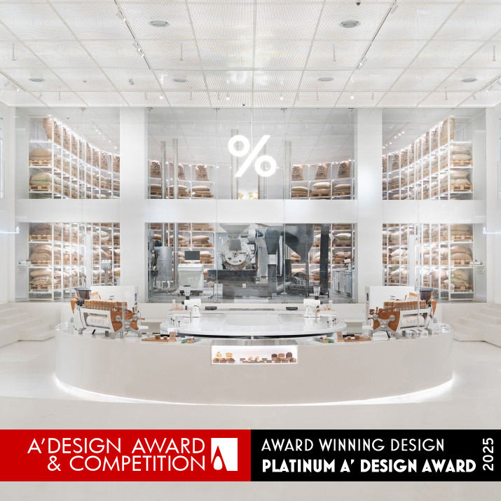 Arabica Riyadh Roastery Cafe by Jun Watanabe Platinum Interior Space and Exhibition Design Award Winner 2025 