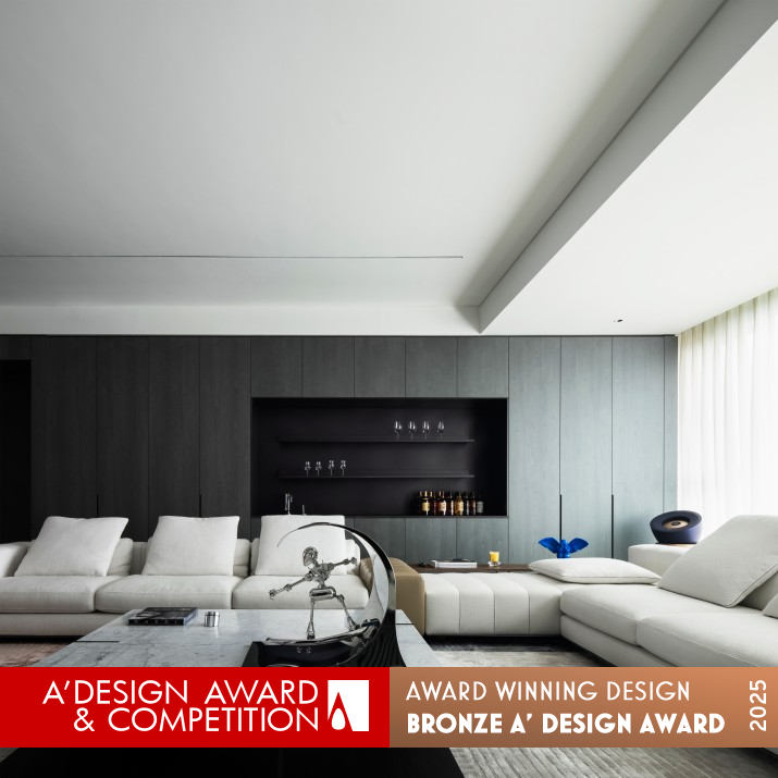 Postmodern Monologue Residential House by Jack Lee Bronze Interior Space and Exhibition Design Award Winner 2025 