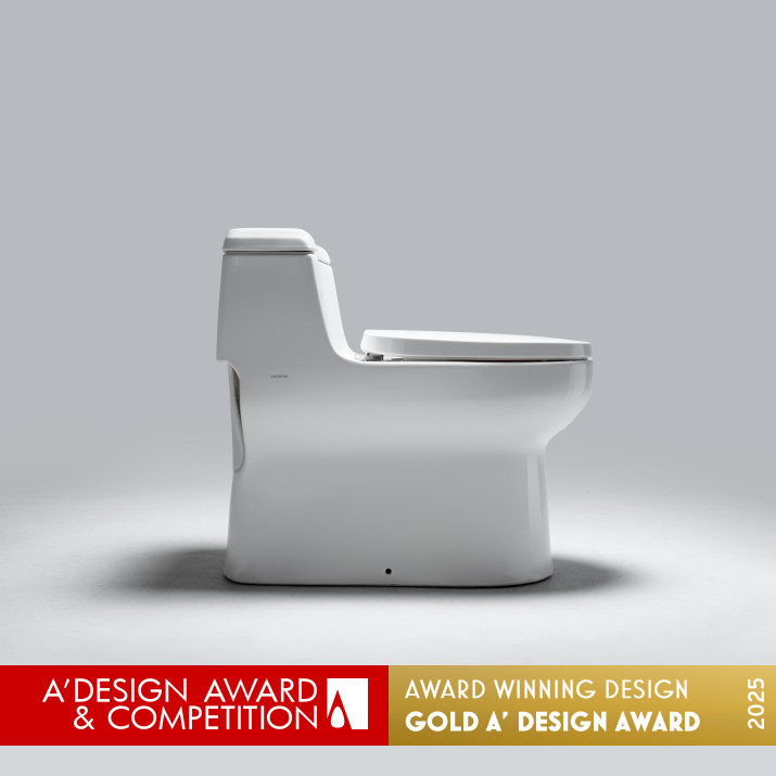 Cascade One Piece Toilet by Corona In-House Design Team Golden Bathroom Furniture and Sanitary Ware Design Award Winner 2025 