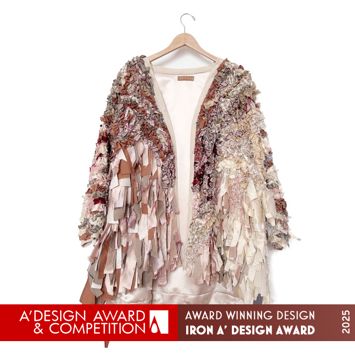 The Zalea Artwear Handcrafted Jacket by Laili Lau Iron Fashion, Apparel and Garment Design Award Winner 2025 