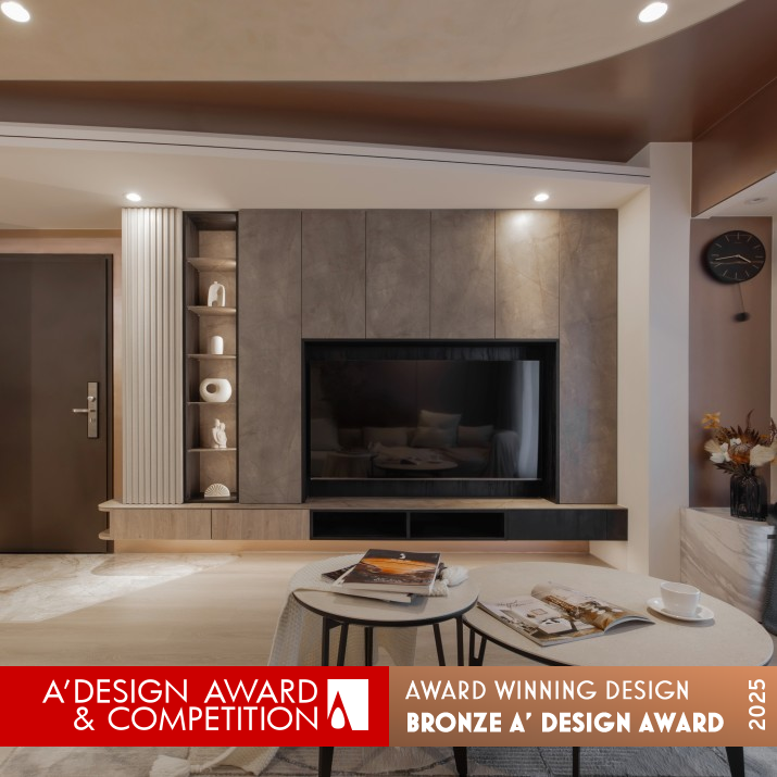 Micro and Macro Residential  Apartment by Woo Ta Chuan Bronze Interior Space and Exhibition Design Award Winner 2025 