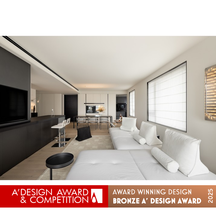 Minimalist With Romantic Residential by Dongdong Chen Bronze Interior Space and Exhibition Design Award Winner 2025 