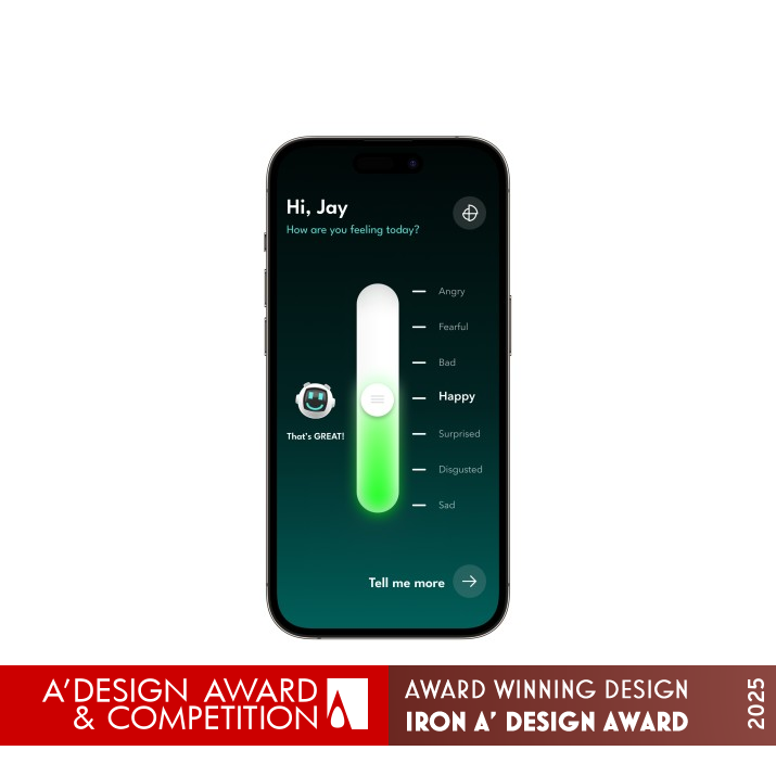 Moodo Emotions App by Aishwarya Suresh and Jaylon Tellis Iron Interface, Interaction and User Experience Design Award Winner 2025 