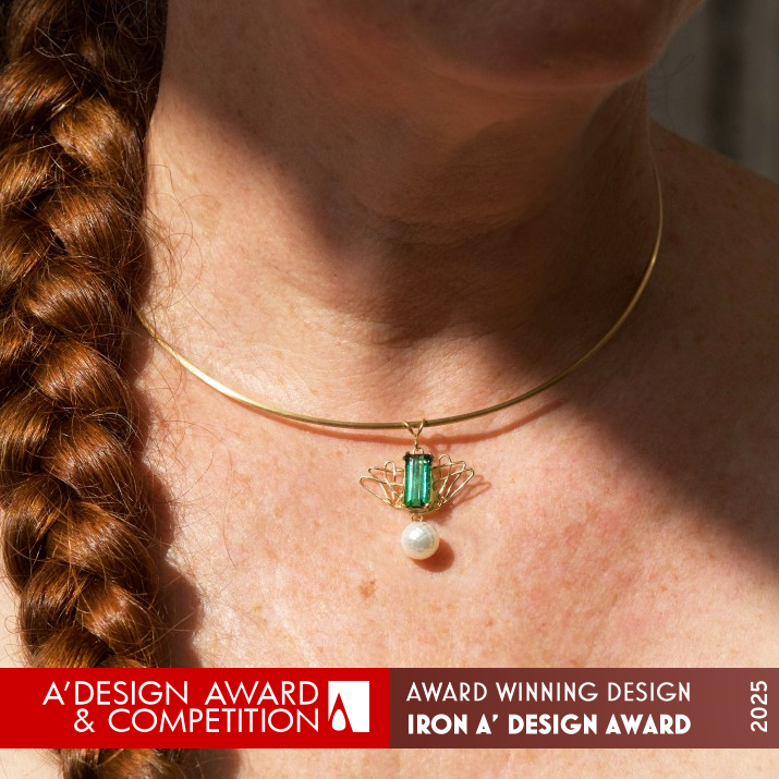 Elysian Necklace by Britta Schwalm Iron Jewelry Design Award Winner 2025 