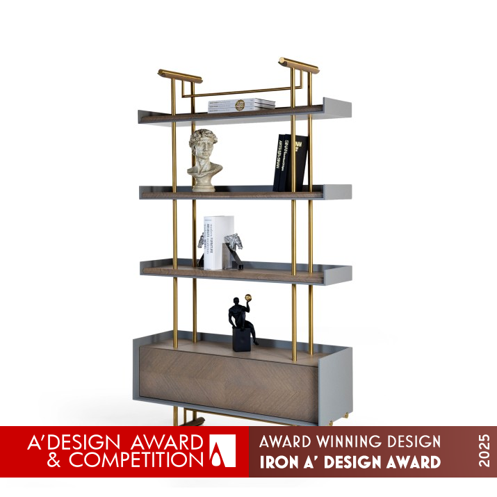 Focal Bookcase by Yilmaz Dogan Iron Furniture Design Award Winner 2025 