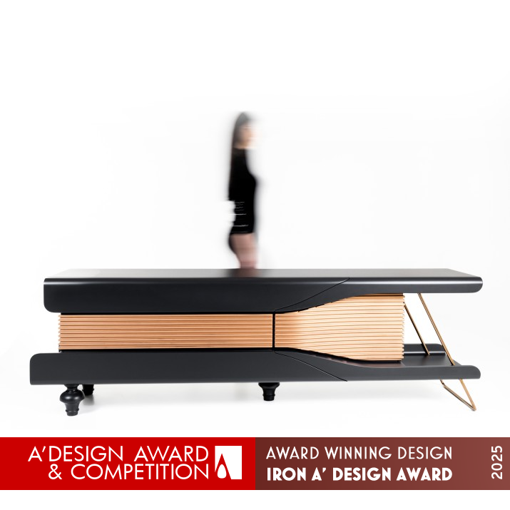 Flow Sideboard by Yilmaz Dogan Iron Furniture Design Award Winner 2025 