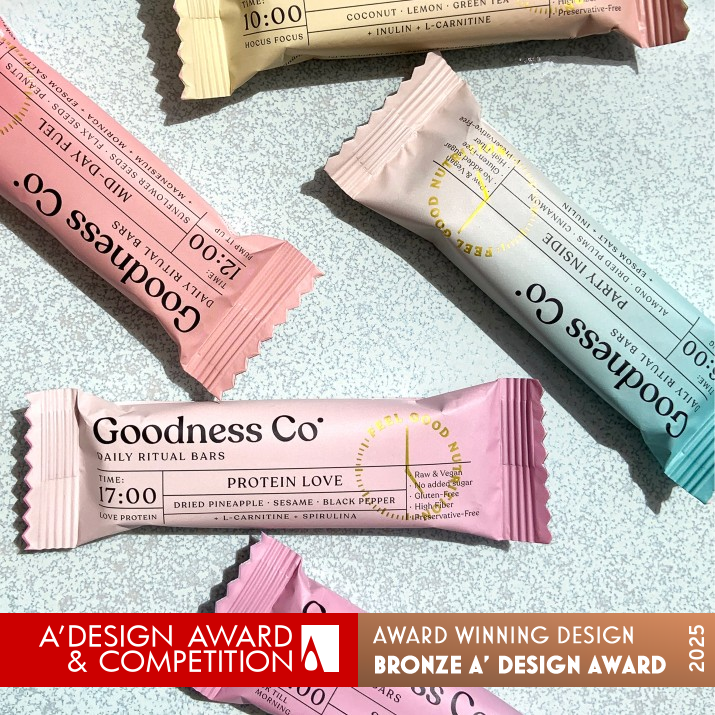The Goodness Co. Packaging Design by Ebru Sile Goksel and Ipek Eris Ugurlu Bronze Packaging Design Award Winner 2025 