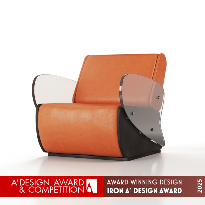 Atlantic 003 Lounge Chair by Fabrizio Constanza Iron Furniture Design Award Winner 2025 