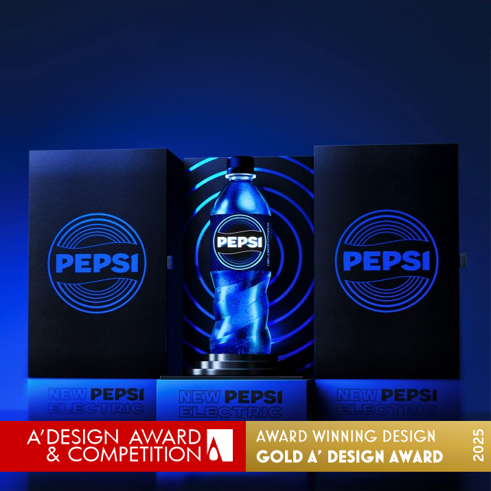 Pepsi Electric 2024 Influencer Kit by PepsiCo Design and Innovation Golden Packaging Design Award Winner 2025 