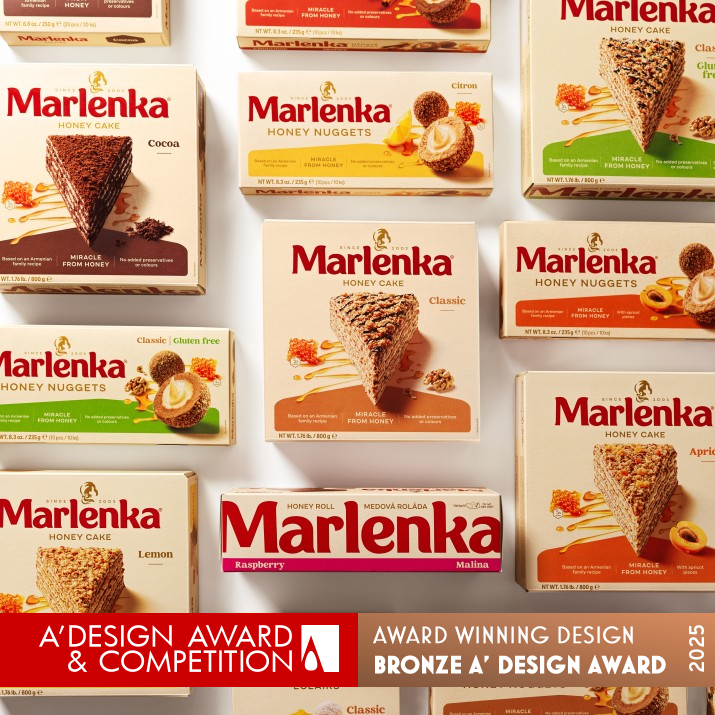 Marlenka Packaging by David Kantor Bronze Packaging Design Award Winner 2025 