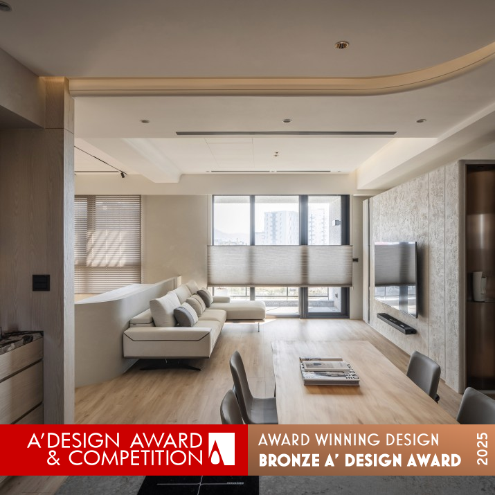 Serenity Residential by Pohui Lin Bronze Interior Space and Exhibition Design Award Winner 2025 