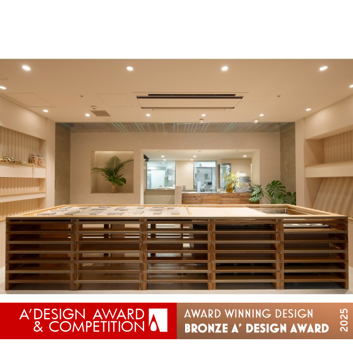 Nagisa Bakery Interior Space by Katsunori Nagai Bronze Interior Space and Exhibition Design Award Winner 2025 