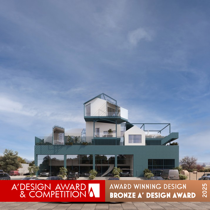 Roof House Residential by Yahya Kashi Bronze Architecture, Building and Structure Design Award Winner 2025 