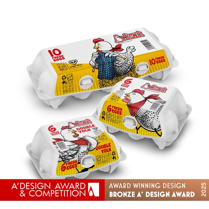 Parsirang Egg Producer by Mohsen Koofiani Bronze Packaging Design Award Winner 2025 