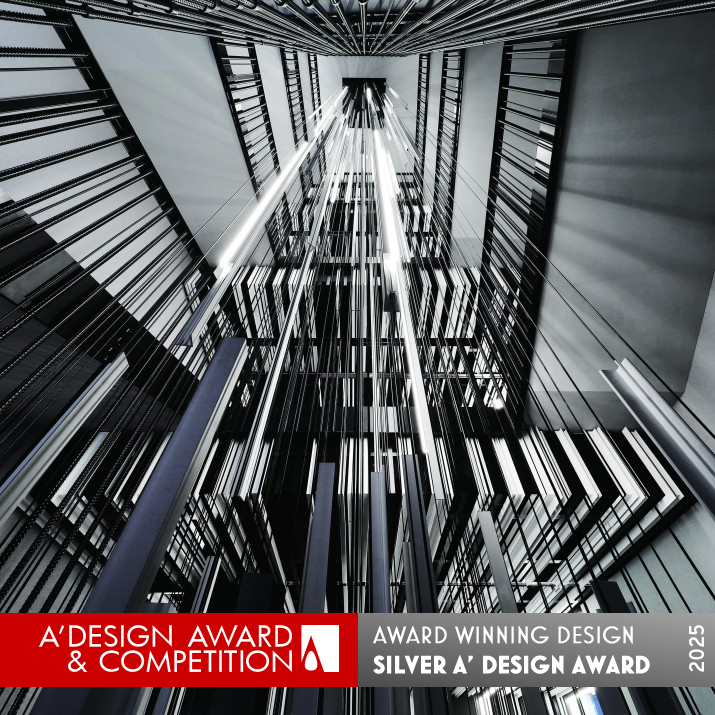 Embraced in Recycled Steel Office by Nobuaki Miyashita Silver Architectural Lighting Award Winner 2025 