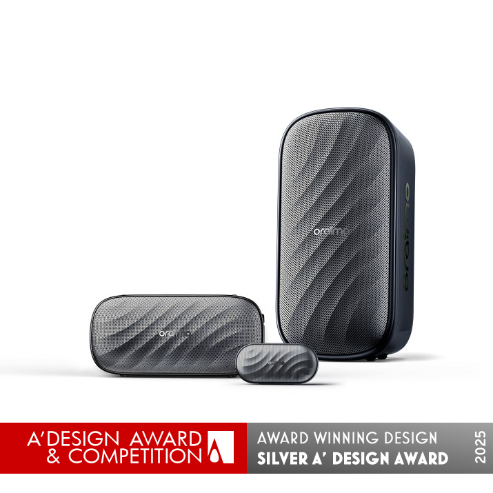 Oraimo Spacebox Series Speakers by Oraimo Technology Limited Silver Audio and Sound Equipment Design Award Winner 2025 