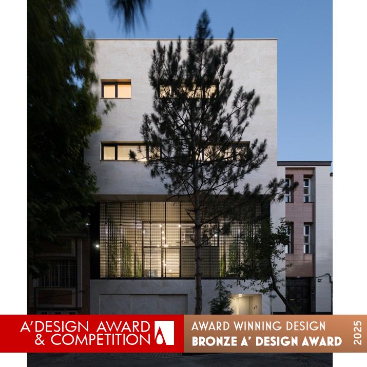 Outside In House by Seyedjalil Mousavi Bronze Architecture, Building and Structure Design Award Winner 2025 