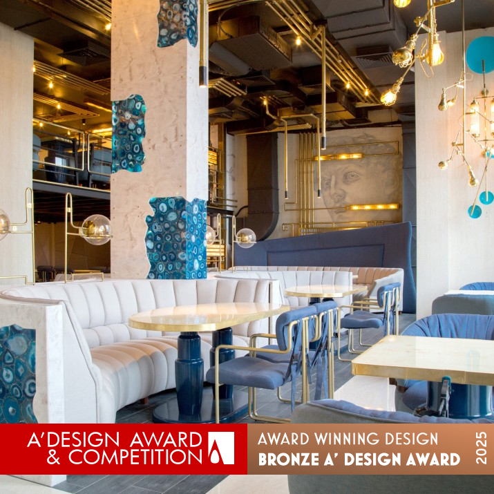 Turandot Restaurant by Assel Kalyk Bronze Interior Space and Exhibition Design Award Winner 2025 