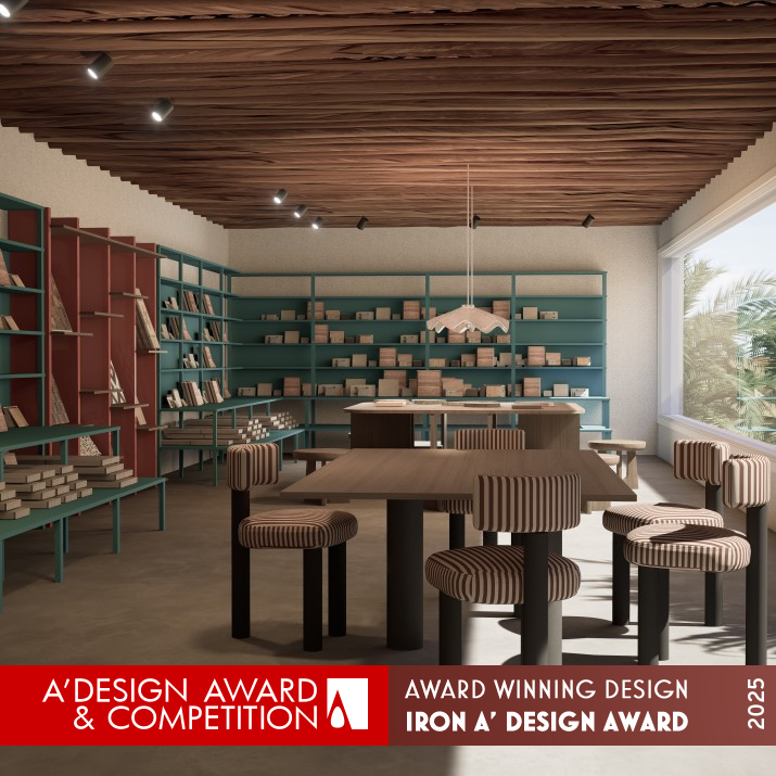 Cultural Link Collaborative Workspace by Maryam Alansari Iron Interior Space and Exhibition Design Award Winner 2025 