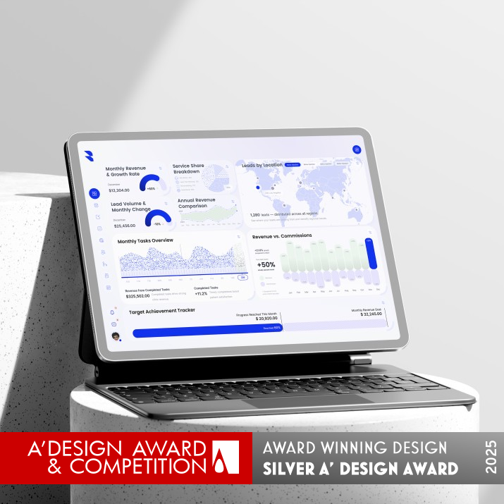 Rapidx Customer Relationship Management System by Arvin Maleki Silver Interface, Interaction and User Experience Design Award Winner 2025 