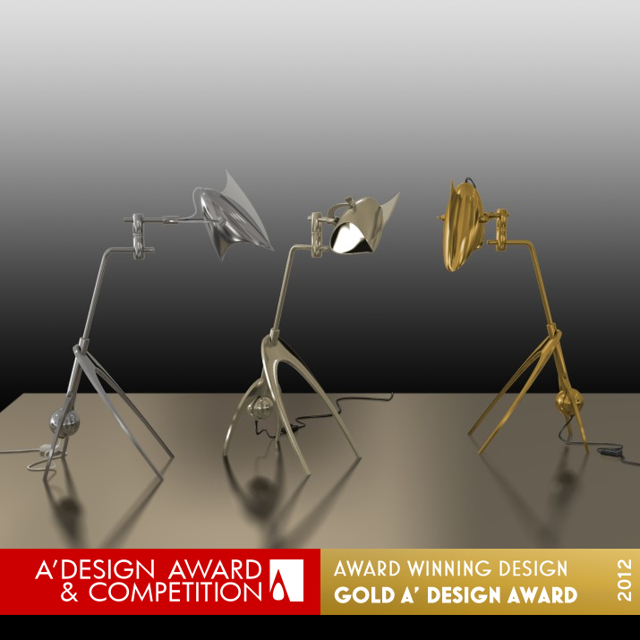 Crawl Lamp Contemporary Desk Lamp by Napoleon M. Haboc Golden Lighting Products and Fixtures Design Award Winner 2012 