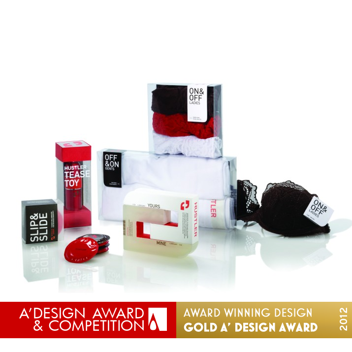 Hustler redesign Sex product line for Hustler by Joy Lin Golden Packaging Design Award Winner 2012 