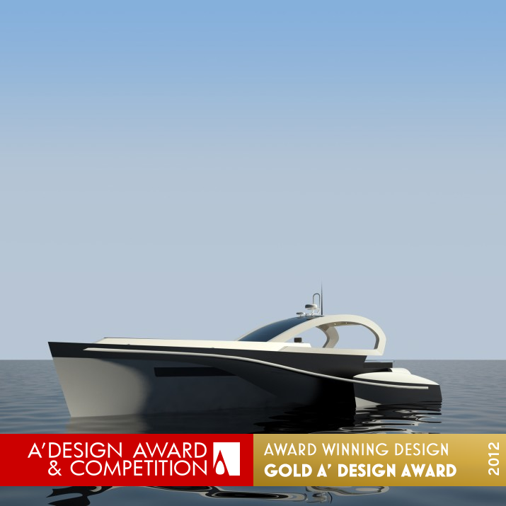 Ni Ji Jing 11.5m Sports Trimaran Yacht by Benjamin Eddy Golden Yacht and Marine Vessels Design Award Winner 2012 