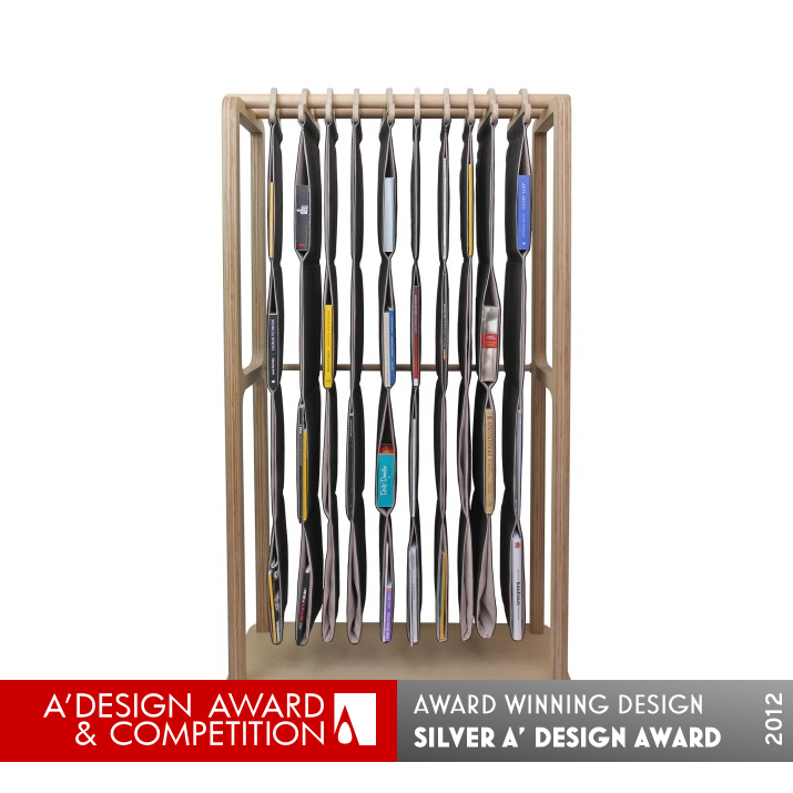 The FA.B. Fabric Bookcase by Aliki Rovithi Silver Furniture Design Award Winner 2012 