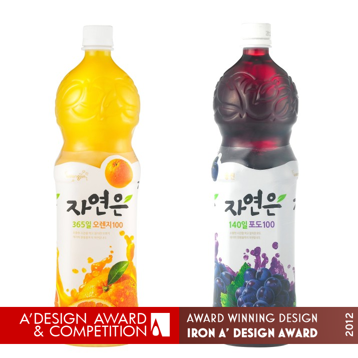 Nature Beverage by Woongjin Food Design Team Iron Packaging Design Award Winner 2012 