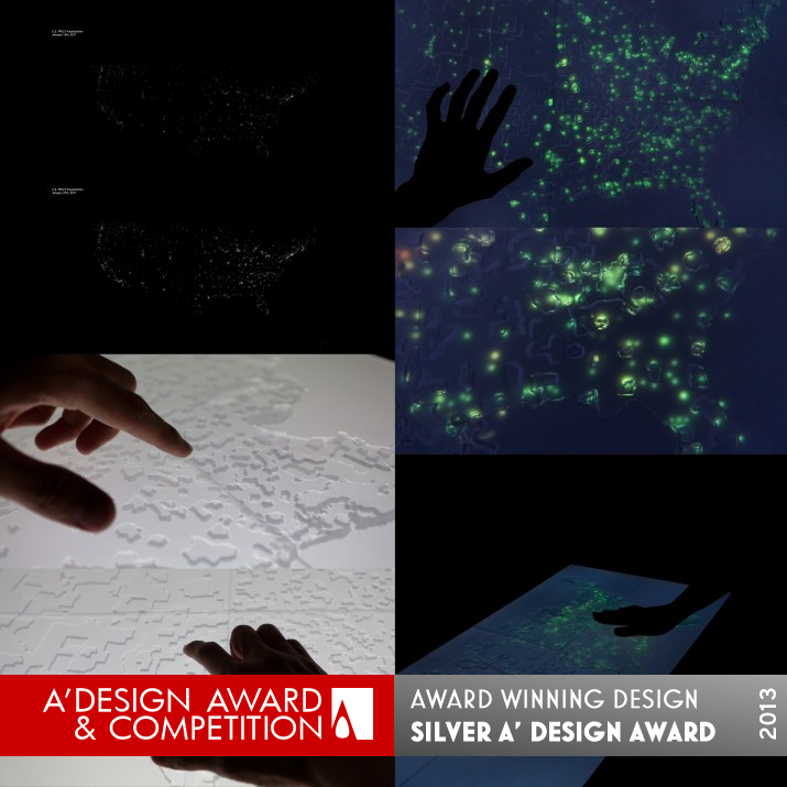 Tangible Data Data Fabrication for exhibition by Kyuha Shim Silver Information Technologies Design Award Winner 2013 