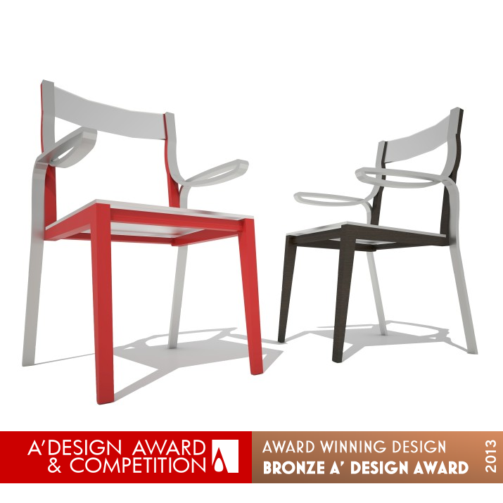 Loop Chair Chair by Viktor Kovtun Bronze Furniture Design Award Winner 2013 
