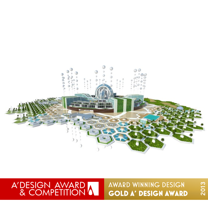 Pearl Atlantis Floating Resort and Marine Observatory by Maria Cecilia Garcia Cruz Golden Futuristic Design Award Winner 2013 