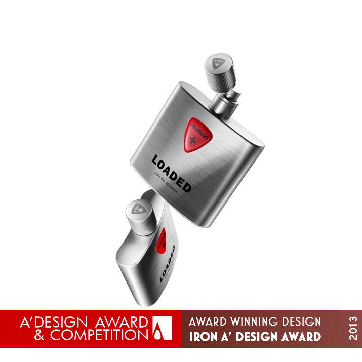 Strellson – LOADED Perfume Bottle and Packaging by Peter Schmidt Iron Packaging Design Award Winner 2013 