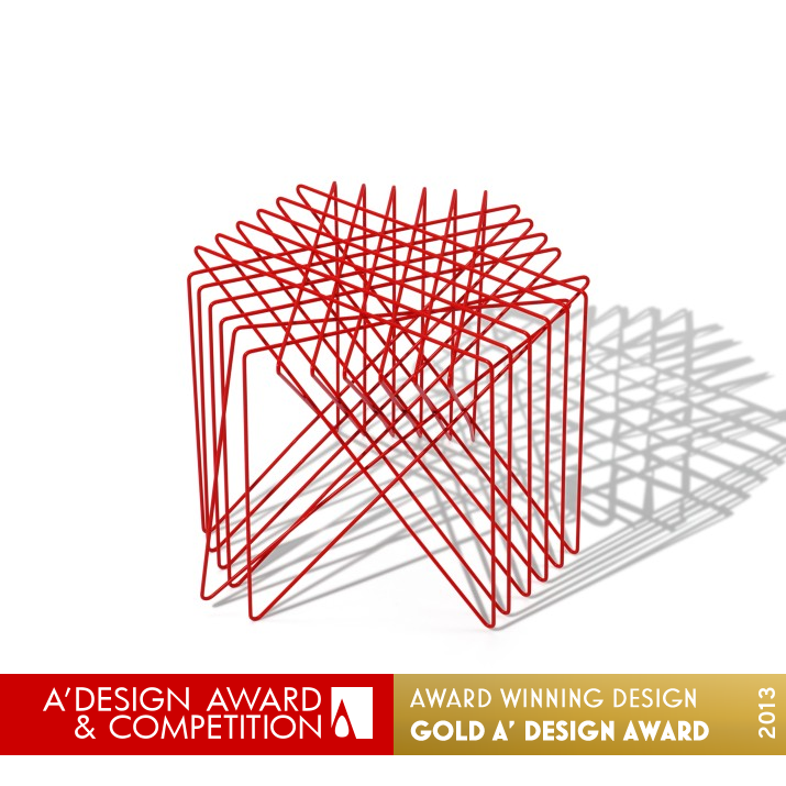 Kagome Stool by Shinn Asano Golden Furniture Design Award Winner 2013 